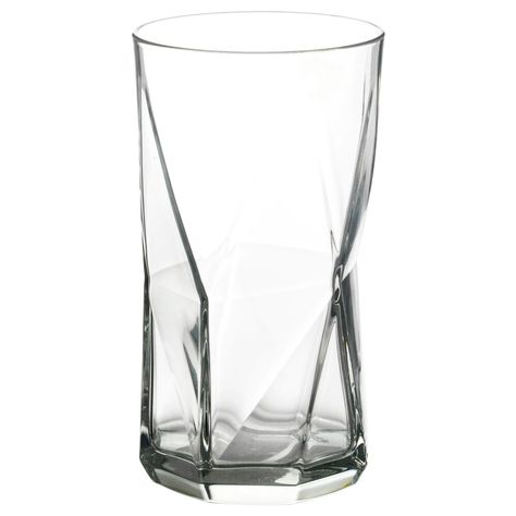 http://www.ikea.com/gb/en/products/tableware/glasses-cups-mugs/planera-glass-clear-glass-art-50219765/ Clear Glass Tumbler, Funky Glasses, Ikea Ireland, Ikea Store, London Flat, Ikea Family, Stylish Glasses, Homewares Shop, Water Glass