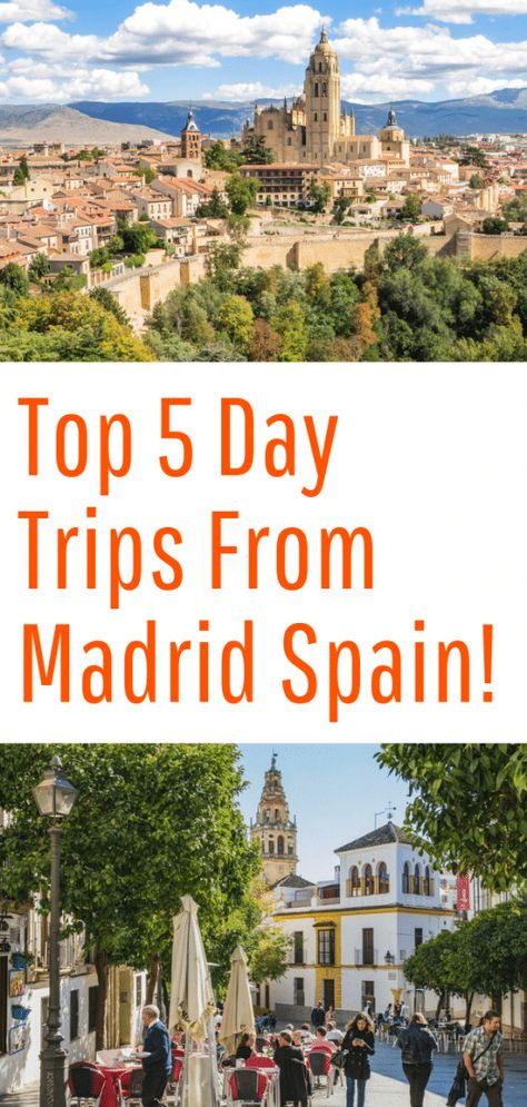 Day Trips From Madrid, Visiting Spain, Madrid Spain Travel, Amazing Locations, Backpacking Spain, Spain Itinerary, Spain Culture, Madrid Travel, Spain Travel Guide