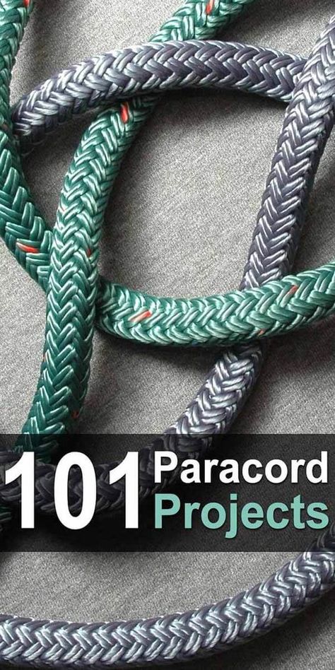 If you're a paracord enthusiast, then I have the ultimate article for you. PrepperZine made a list of 101 paracord projects you need to check out. #diy #paracord #diyprojects #paracordprojects Paracord Weaves, Paracord Bracelet Designs, Paracord Projects Diy, Paracord Bracelet Patterns, Paracord Bracelet Tutorial, Paracord Braids, Cords Crafts, Paracord Bracelet Diy, Paracord Dog Collars