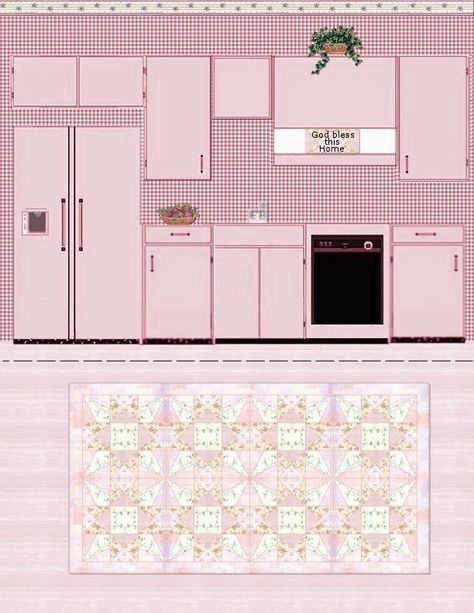 Interior Model – Kitchen Paper Doll House Kitchen, Paper Doll Kitchen, Ikea Dollhouse, Paper Kitchen, Model Kitchen, Doll House Kitchen, Dressing Design, Barbie Printables, Interior Model