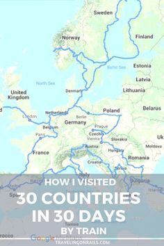 I visited 30 countries in 30 days by train. Learn more about my Europe travel itinerary on travelingonrails.com  #interrail #eurrail #train #trains #travel #traintravel #itinerary #globetrotter #wanderlust #traveltips #travelinspiration #europe Europe Travel Itinerary, Interrail Europe, Europe Itinerary, Europe Train Travel, Europe Train, European Road Trip, Train Route, Europe Trip Itinerary, Europe Itineraries