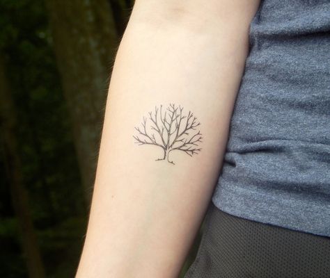 Temporary Tattoo - Tree Tattoo - Tree Branch Tattoo - Woodland Forest Small Tree Tattoo, Tattoo Hummingbird, Simple Tree Tattoo, Tree Roots Tattoo, Tree Branch Tattoo, Roots Tattoo, Tattoo Son, Oak Tree Tattoo, Tattoo Tree