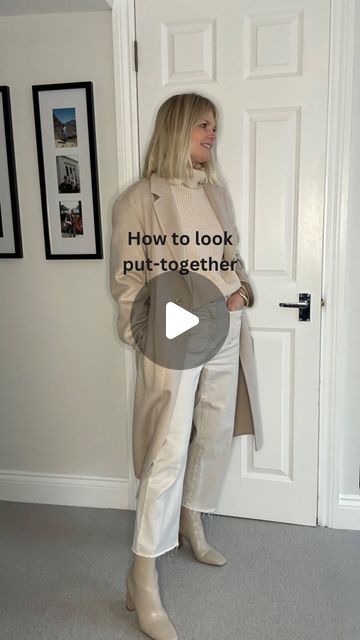 Claire Lopez on Instagram: "How to look ‘put together’ In 3 easy steps!! One to save 📌📌📌 1. Dress head to toe in the same colour - add interest with a contrast accessory Or Go tonal with various shades of the same colour - accessories can be tonal or contrast/statement. 2. Stick your a limited colour palette to create a cohesive look. I generally stick to a couple of colours but no more than 3. This works just as well with neutrals as it does with colour. Use your accessories to draw together colours in your outfit - scarves are ideal for this. 3. Apply the sandwich rule where there is the same colour top snd bottom with something different in the middle. Ie footwear matching your top/knit/jacket. See more info on stories and for links on current pieces. Current and available C Style By Claire Lopez, Over 60 Fashion Petite, Wearing Vs Styling Outfits, Tonal Outfits, Mango Bags, Elevated Fashion, Clothes Hacks, Look Put Together, Draw Together