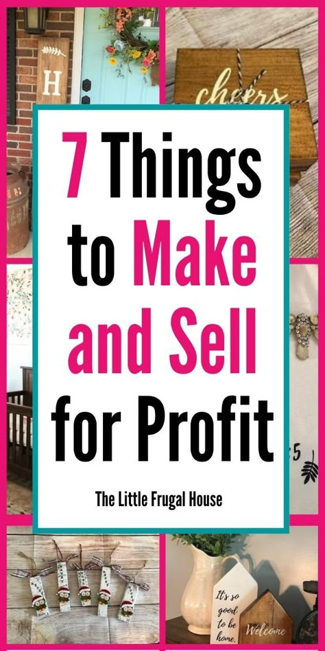 7 Popular Things to Make and Sell for Extra Cash - The Little Frugal House Craft Fair Ideas To Sell, Projects To Make And Sell, Diy Projects To Make And Sell, Popular Things, Easy Crafts To Sell, Things To Make And Sell, Selling Crafts, Christmas Crafts To Sell, Diy Projects To Sell