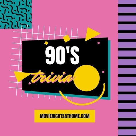 With the help of these 90s movie trivia questions and answers you can show off your knowledge of this awesome decade at your next party. The 1990s was a great time in the world of cinema! From action-packed blockbusters like the Matrix to epic love stories like Titanic, there are so many amazing films from... Read More The post The Ultimate 90s Movie Trivia Questions and Answers appeared first on Movie Nights at Home. 90s Trivia Questions And Answers, Movie Trivia Questions And Answers, Paparazzi Live, 90s Trivia, Jeopardy Questions, Movie Trivia Questions, Pop Culture Trivia, 1990s Movies, Tv Trivia