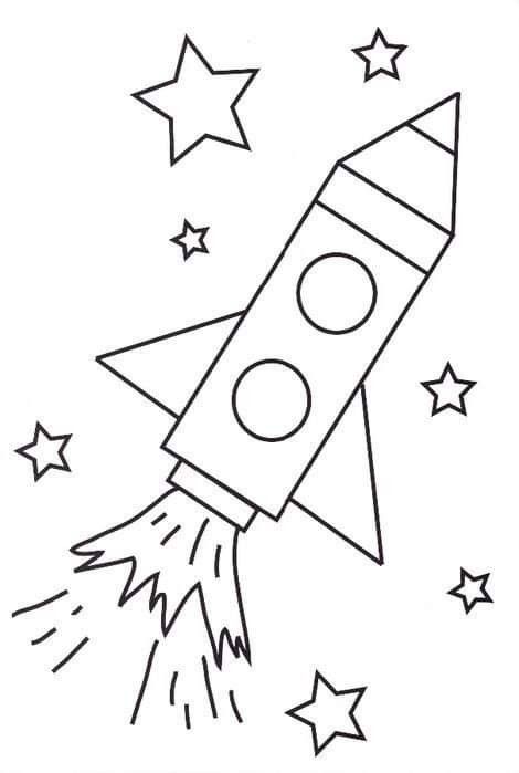 Space Activities Preschool, Rocket Drawing, Poppy Coloring Page, Memorial Day Coloring Pages, Space Preschool, Space Crafts For Kids, Space Coloring Pages, Art Activities For Toddlers, Drawing Lessons For Kids