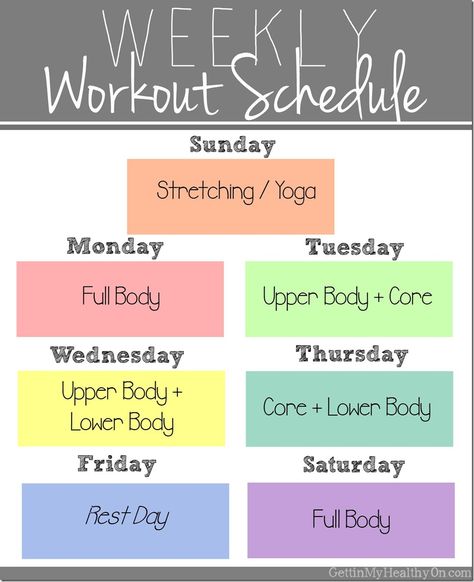 Try this weekly exercise routine to challenge yourself and keep yourself accountable as you work towards your fitness goals! Challenge Exercise, Wedding Workout Plan, Home Workout Schedule, Weekly Workout Schedule, Wedding Workout, Skin Care Routine For 20s, Weekly Goals, Fit Girl Motivation, Exercise Routine