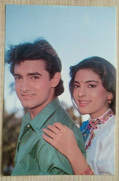 Juhi Chawla, 90s Bollywood, Aamir Khan, All In One, Hair Cuts, India, Couple Photos