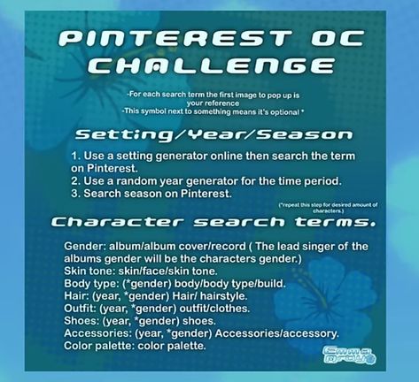 Make Oc Challenge, Oc Art Challenge, Oc Challenge, Oc Art, Writing Help, One Image, Drawing Challenge, Art Challenge, Lead Singer