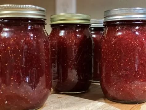 Strawberry Fig Jelly, Fig And Strawberry Preserves, Strawberry Fig Preserves Recipe, Homemade Fig Preserves, Fig Strawberry Jam Recipe, Strawberry Fig Preserves With Jello, Sugar Free Fig Preserves, Strawberry Fig Jam With Jello, Fig Preserves Recipe Canning