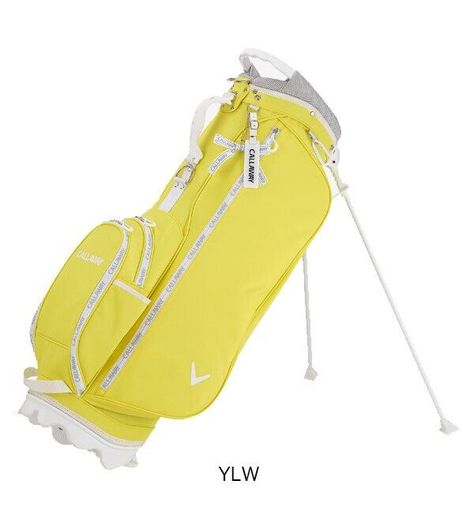 Callaway Golf Ladies Caddy Bag BG CG STN ATTRACTIVE WMS 24 9x46inc 2.8kg Yellow Golf Aesthetics, Ladies Golf Bags, Golf Ladies, Caddy Bag, Callaway Golf, Golf Bag, Maximalism, Ladies Golf, Golf Bags