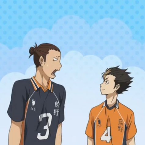 Asahi And Nishinoya, Nishinoya And Tanaka Wallpaper, Nishinoya Sleeping, Tanaka And Nishinoya Funny, Nishinoya Screencap, Yū Nishinoya, Nishinoya Yuu, Volleyball Anime, Haikyuu 3