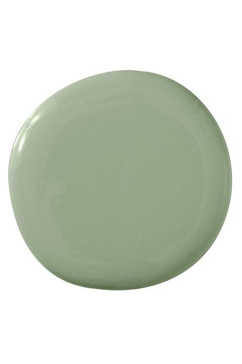 Farrow & Ball Folly Green 76 Best Front Door Paint Colors, Best Front Door Paint, Front Door Landscaping, Green Front Door, Green Roof House, Front Door Paint, Green Shutters, Best Front Doors, Green Front Doors