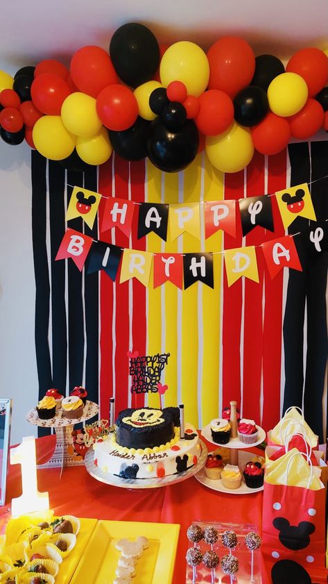 Mickey Mouse Theme Birthday Cake, Mickey Mouse Birthday Party Ideas 1st For Boys, Mickey Mouse Birthday Diy, First Birthday Mickey Mouse Theme, Mickey 1st Birthday Boy, Mickey Mouse Decorations Birthday, Mickey Mouse First Birthday Boy, Mickey Mouse Birthday Party Ideas 1st, Mickey Mouse Birthday Ideas