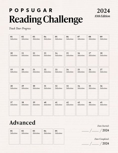 Take the POPSUGAR Reading Challenge 2024 | POPSUGAR Entertainment Popsugar Reading Challenge 2024, Book Challenge 2024, 2024 Book Reading Challenge, 2024 Reading Challenge, Popsugar Reading Challenge, 2024 Challenge, Reading Journal Printable, Pop Sugar, Reading List Challenge