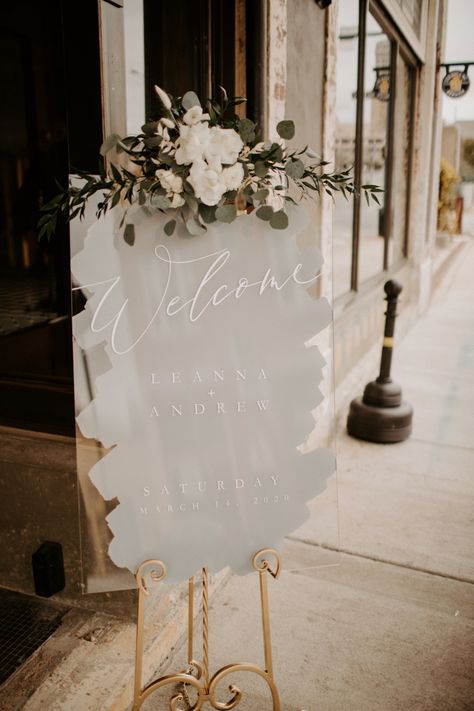 Welcome Sign Front Door Wedding, Modern Welcome Sign, Floral Welcome Sign, Welcome Sign Front Door, Welcome Signs Front Door, Flowers Instagram, Floral Work, Wedding Signage, Future Wedding