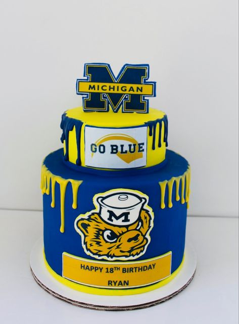 Michigan Cake, Lions Club, 18th Birthday, Michigan, Birthday Cake, Cake, Birthday