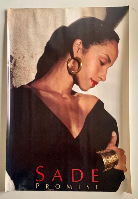 Sade - PROMISE (USA Portrait/CBS, 1985) Sade Live, Sade Aesthetic, Sade Adu, Posters For Room, Dorm Posters, Music Posters, Female Singers, Room Posters, Concert Posters