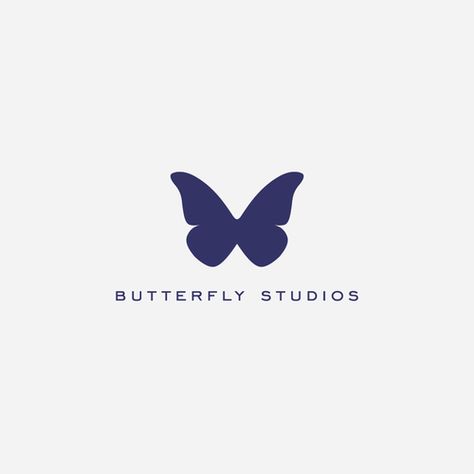 M Butterfly Logo, Butterfly Logo Ideas, Butterfly Logo Design Creative, Butterfly Logo Design Ideas, Movie Studio Logo, Butterfly Logo Branding, Logo With Butterfly, Butterfly Branding, Butterfly Icons