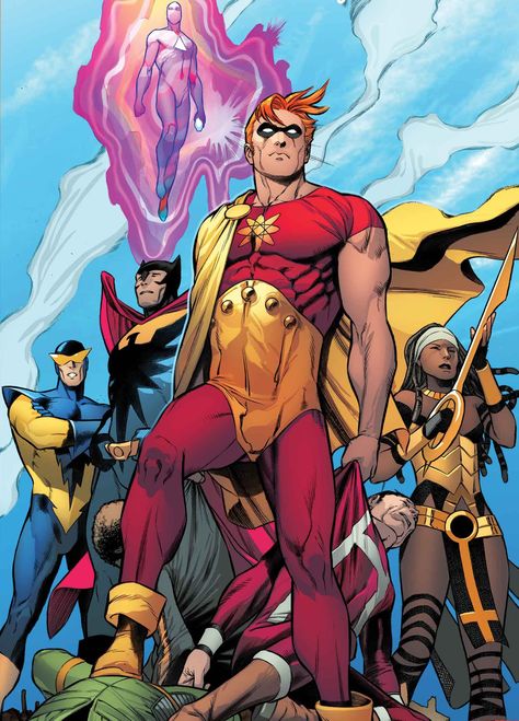 Squadron Sinister by Carlos Pacheco Squadron Supreme, Sal Buscema, I In Team, Comic Book Superheroes, Marvel Villains, Moon Knight, Bad Guy, Golden Age, Marvel Comics