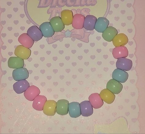 Kawaii Kandi Bracelets, Cutecore Bracelet Ideas, Kawaii Bracelet Ideas, Pastel Bracelet Ideas, Cutecore Bracelets, Cute Kandi Bracelets, Cutecore Bracelet, Cutecore Kandi, Pastel Kandi