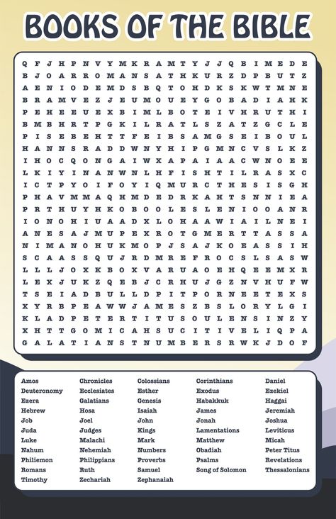 Bible Puzzles For Adults, Bible Puzzles, Puzzles For Adults, Church Crafts, Crossword Puzzles, Bible Words, Word Games, Books Of The Bible, Faith In God