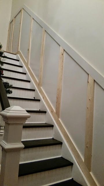 Dröm Hus Planer, Stairs Makeover Ideas, Stair Paneling, Stair Renovation, Stairs Renovation, Stair Makeover, Stairs Makeover, New Staircase, Staircase Remodel