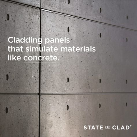 Prefinished fibre cement cladding panels that simulate materials like stone, timber, concrete, brick, metal, tiles and smooth render.⁠ ⁠ #cladspiration #cladding #claddingdesign #claddingsystems #claddingmaterials #claddingsolutions #fibrecement #design #homes #home #interiordesign #house #property #houses #architecture #interior #homedesign #newhome #construction #décor Cement Cladding, Concrete Cladding, Fibre Cement Cladding, Houses Architecture, Exterior Wall Cladding, Cladding Design, Design Homes, Cladding Materials, Cladding Systems