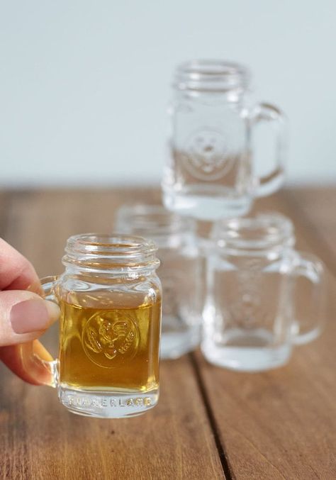 Shop it: Preserve Your Verve Shot Glass Set ($15) Mini Mason Jars, Shot Glass Set, Christmas Gifts For Men, Shot Glasses, Best Christmas Gifts, Mason Jar Mug, Kitchen Stuff, My New Room, Glass Jar