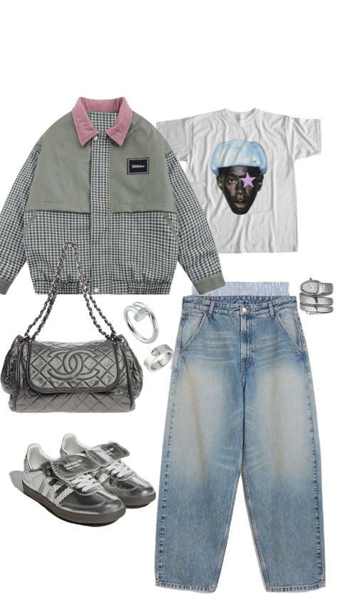 Tyler The Creator outfit Tyler The Creator Outfit, Tyler The Creator Outfits, Pastel Outfit, Personal Style Inspiration, Y2k Clothing, Tyler The Creator, Teen Fashion Outfits, New Wardrobe, Retro Outfits