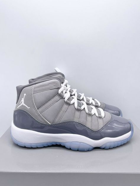 NEW Nike Air Jordan 11 XI Retro GS ‘Cool Grey’ 378038-005 Size 4.5Y Womens 6 Condition is brand new with box. Shipped with usps priority mail. IN HAND AND READY TO SHIP!!! Jordans Outfit Women, Back To School Shoes, Jordan Shoes Girls, Pretty Shoes Sneakers, Jordan Shoes Retro, Nike Air Jordan 11, All Nike Shoes, Shoes Sneakers Jordans, Shoes Outfit Fashion