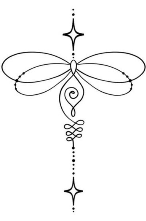 3 Dragonfly Tattoo For Women, Dragonfly Drawing Tattoo Design, Unalome Tattoo With Dragonfly, Star Unalome Tattoo, Easy Dragonfly Tattoo, Dragonfly Arrow Tattoo, Small Finger Tattoos For Women Unique, Unalome Dragonfly Tattoo, Dragonfly Unalome Tattoo