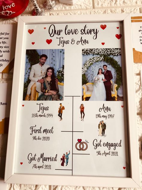 Frame For Couple Photo, Couple Photo Frame With Quotes, Marriage Anniversary Gifts Husband, Photo Frame Gift For Marriage, Wedding Gifts For Friends Marriage Gifts, Love Story Frame Gift Ideas, Couples Photo Frame Ideas, Photo Frame Couple Gift Ideas, Photo Frame Ideas For Couples