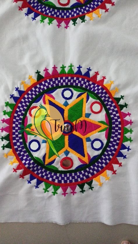 Handwork rumal for order (+919558307776) Kutchi Work, Blouse Hand Designs, Hand Craft, Diy Embroidery, Hand Designs, Embroidery Stitches, Desi, Embroidery Designs, Embroidery