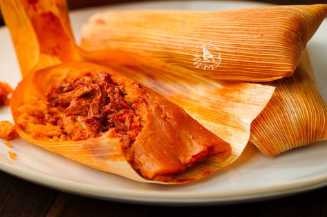 Tamales Recipe Chicken Red, Chicken Tamales With Red Sauce, Red Chicken Tamales Recipe, Red Chicken Tamales, Tamales Aesthetic, Mexican Tamales, Tamales Recipe, Homemade Tamales, Hispanic Recipes