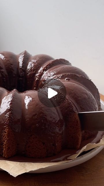 Chocolate Orange Marble Bundt Cake, Chocolate Glaze For Cake, Glaze For Cake, Cake Video, Chocolate Glaze, Chocolate Orange, Chocolate Ganache, Bundt Cake, Always And Forever