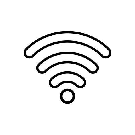 Wifi Icon Png, Wifi Aesthetic, Wifi Illustration, Wifi Logo, Wifi Icon, White Icons, Line Sketch, Png Aesthetic, Wifi Signal