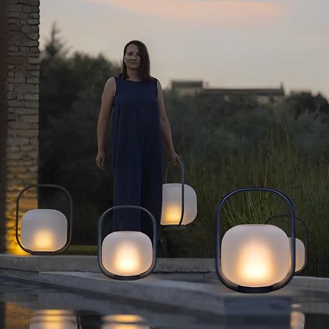 This is a multifunctional outdoor light, which can be used as an outdoor floor lamp, garden light, table lamp or camping light. And there are two kinds of rechargeable outdoor lights and solar outdoor lights for you to choose from, you can choose the one according to your needs.   This portable outdoor light made of stainless steel and acrylic is sturdy and anti-rust, which meets the lighting needs of different scenes and can create a warm and comfortable outdoor environment.   And this solar outdoor portable lamp can be automatically charged during the day and automatically turned on at night, which is convenient and practical.     DETAILS         Product Name:   Portable Outdoor Light       Style:   Modern, Retro       Lamp Color:   Black+White       Material:   Stainless Steel, Acrylic Modern Table Lamp Design, Solar Outdoor Lights, Outdoor Floor Lamp, Outdoor Environment, Lawn Lights, Lighting Concepts, Retro Lamp, Garden Light, Outdoor Floor Lamps