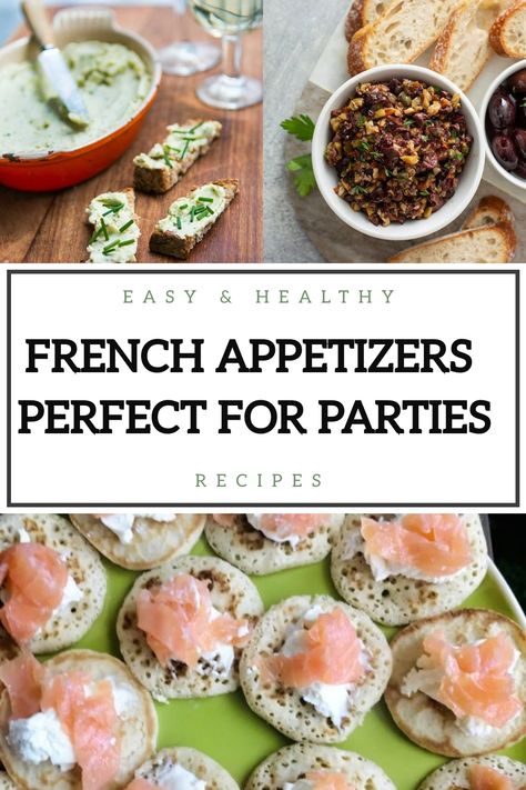 French Appetizers Appetizers Fancy Dinner, French Snacks Appetizers, French Appetizer Recipes, French Appetizers Party Finger Foods, French Appetizers Easy, Unusual Appetizers, Hors Devours Appetizers, Smoked Salmon Canapes, Salmon Canapes