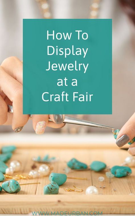 Jewelry Vendor Booth, Jewelry Display Retail, Jewelry Vendor Display, Jewelry Display Booth, Craft Fair Booth Display, Starting An Etsy Business, Jewelry Booth, Craft Market Display, Display Retail