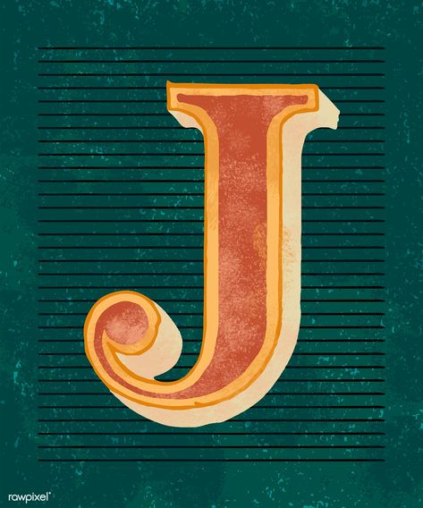 J Design Letter, Letter J Font, J Font, Vintage Fonts Alphabet, Letter J Design, Best Calligraphy Fonts, Cute Fonts Alphabet, Haircut Designs For Men, J Design