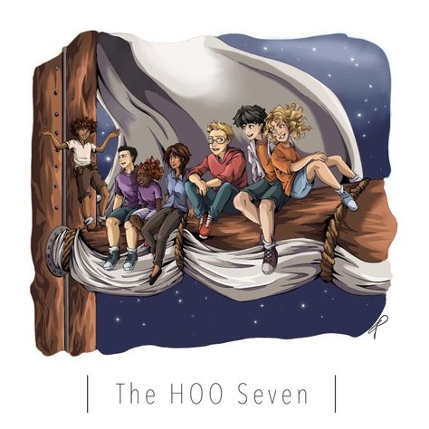 The 7 Heroes Of Olympus Fan Art, The Seven Percy Jackson Fan Art, Heroes Of Olympus Fan Art The Seven, The Seven Fanart, The 7 Pjo Fanart, The Seven Demigods, Pjo Art, Percy Jackson Fanfic, Pjo Fanart