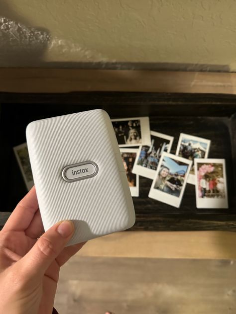 Instant Photo Printer, Instax Polaroid Printer, Polaroid Printer Aesthetic, Instax Printer Aesthetic, Poloroid Printer, Fujifilm Printer, Instax Mini Printer, Fujifilm Aesthetic, 3d Printer Ideas