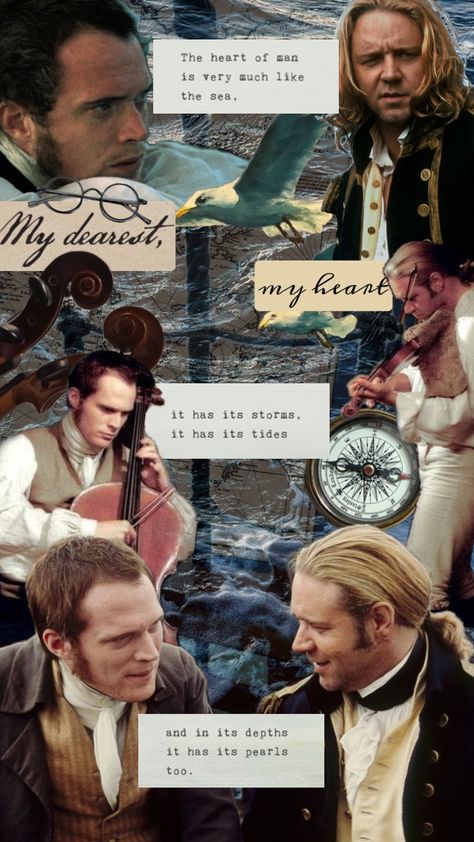 master and commander (jack aubrey and stephen maturin) #masterandcommander #jackaubrey #stephenmaturin #aubrey-maturin #aubreyad #aubrey/maturin #masterandcommanderfarsideoftheworld Jack Aubrey, Master And Commander, The Heart Of Man