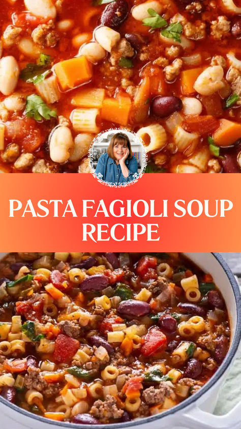 Barefoot Contessa Pasta Fagioli Soup Recipe Natasha’s Kitchen Pasta E Fagioli, Ina Garden Pasta Fagioli, Stanley Tucci Pasta Fagioli Recipe, Pasta E Fagioli Soup Natasha, Pasta Fagioli Soup Ina Garten, Pasta Fagioli Recipe Stanley Tucci, Ina Garten Stew Recipes, Pasta Fagioli Ina Garten, Pasta Fagioli No Beans