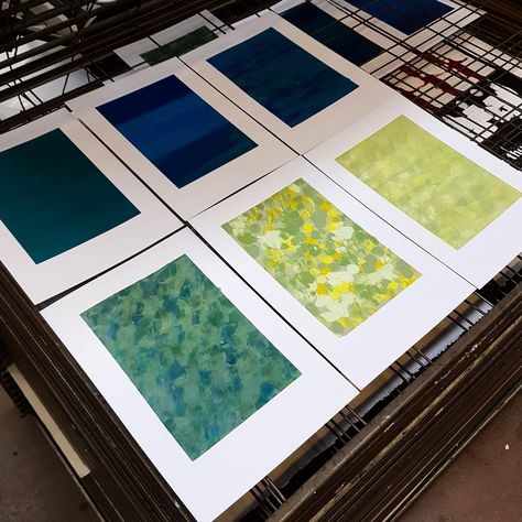 Beginning to create new samples for a one day introduction to screenprint workshop at West Horsley Place. Using pre-exposed imagery and apertures on the silkscreen I'll be teaching how to manage a squeegee, pull prints, layer imagery to create different compositions and how to clean the silkscreen after printing. #ofprintthreadandrust #screenprinter #screenprint #screenprinting #screenprinted #silkscreen #silkscreenprinting #monoprint #monoprints #monoprinting #westhorsley #westhorsleyplac... Screen Printer, Screenprinting, Monoprint, Silk Screen Printing, Screen Printing, One Day, Rust, Thread, To Create