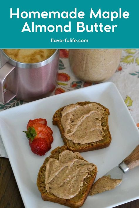 Make homemade nut butter with this easy almond butter recipe. This homemade almond butter is simple to prepare and delicious. Follow this almond butter recipe to enjoy fresh, creamy nut butter at home. Homemade Almond Butter Recipe, Make Almond Butter, Almond Butter Recipe, Maple Almond Butter, Butter At Home, Homemade Almond Butter, Homemade Nut Butter, Almond Butter Recipes, Hearty Snacks