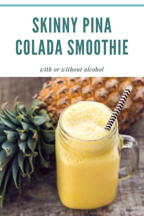 Healthy Pina Colada Smoothie, Pina Colada Smoothie Recipe, Piña Colada Smoothie, Healthy Pina Colada, Health Website, Nutrition Website, Pina Colada Smoothie, Pina Colada Recipe, Pineapple Smoothie