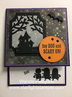 Su Scary Cute Cards, Su Halloween Cards 2022, Stampin Up Halloween Cards 2022, Scary Cute Stampin Up Cards, Halloween Stampin Up Cards, Stampin Up Scary Cute, Stampin Up Halloween Cards, Scary Silhouettes, Scary Silhouette