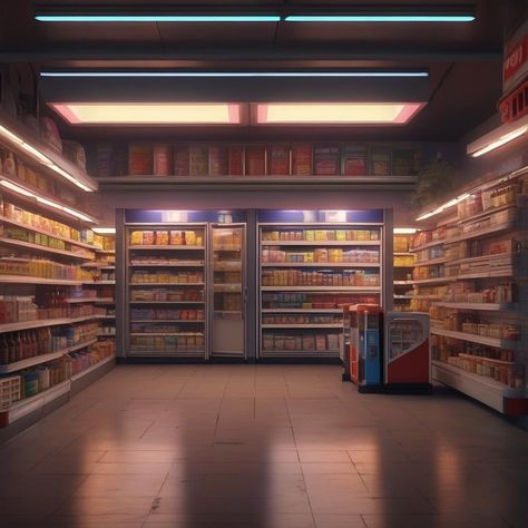 Liminal grocery store - #liminal #liminalspaces #liminalcore Vons Grocery Store, Liminal Grocery Store, Supermarket Reference, Supermarket Background, Liminal Space Grocery Store, Supermarket Aesthetic, Grocery Store Aesthetic, Grocery Supermarket, Space Books